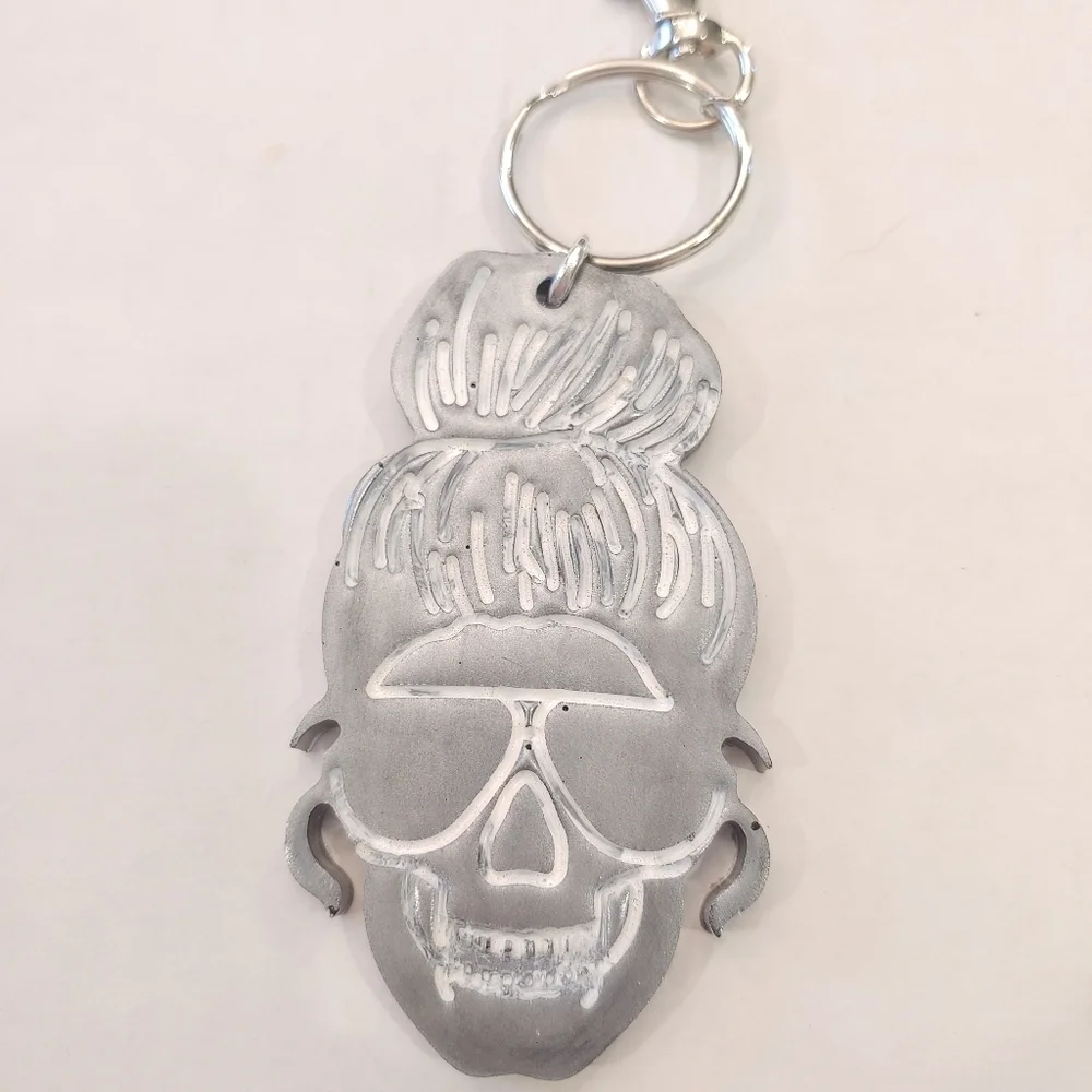 Keychain Women's Skull - Picture 1 of 2